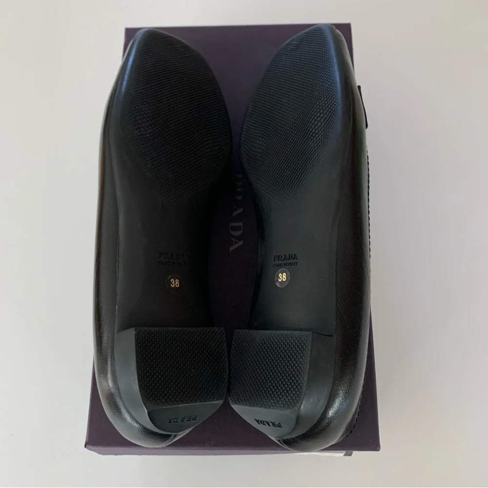 Prada Women’s Size 38 Calzature Donna Loafers - Picture 5 of 11